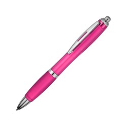 Ручка пластиковая шариковая Nash, розовый, синие чернила