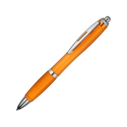 Ручка пластиковая шариковая Nash, оранжевый, синие чернила
