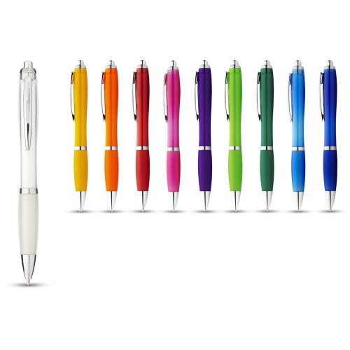 Ручка пластиковая шариковая Nash, лайм, синие чернила