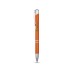 Алюминиевая шариковая кнопочная ручка Moneta, синие чернила, оранжевый