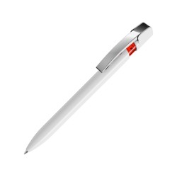 Ручка шариковая UMA SKY M, белый/красный
