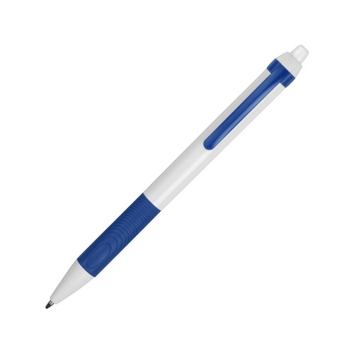 Ручка пластиковая шариковая Centric, белый/синий