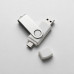 USB3.0/USB Type-C флешка на 16 Гб Квебек C, белый USB3.0/USB Type-C флешка на 16 Гб Квебек C, белый