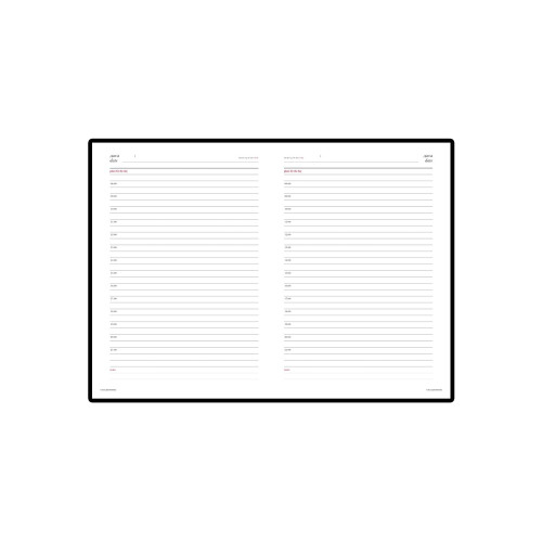 Ежедневник недатированный А5 Velvet, фуксия Ежедневник недатированный А5 Velvet, фуксия