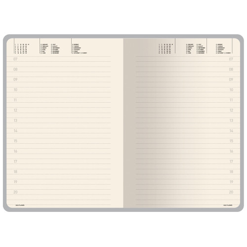 Ежедневник А5 недатированный Megapolis Velvet Flex, коричневый