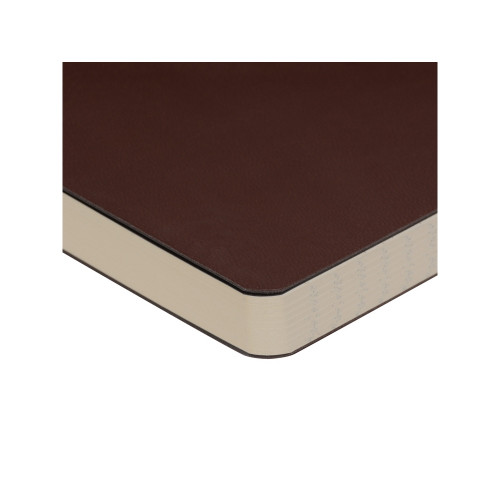 Ежедневник А5 недатированный Megapolis Velvet Flex, коричневый