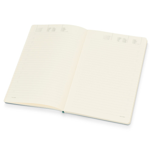 Ежедневник А5 недатированный Megapolis Velvet Flex, морская волна Ежедневник А5 недатированный Megapolis Velvet Flex, морская волна