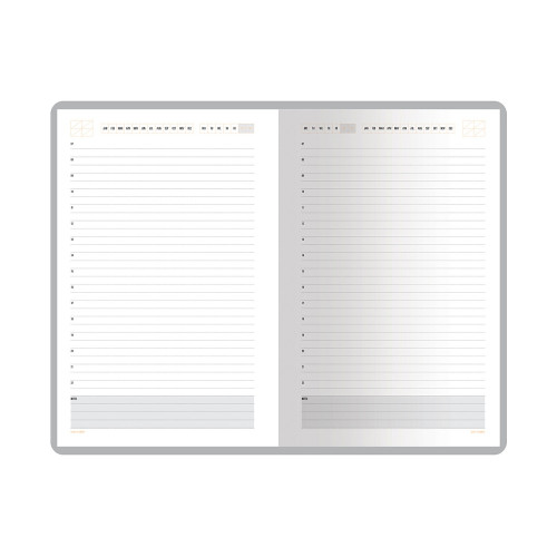 Ежедневник А5 недатированный Mercury, фиолетовый Ежедневник А5 недатированный Mercury, фиолетовый