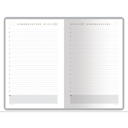 Ежедневник А5 недатированный Mercury, фиолетовый