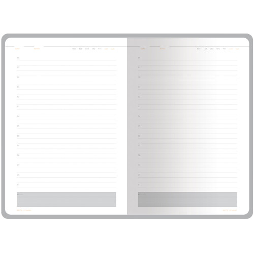 Ежедневник А5 недатированный Mercury, зеленый