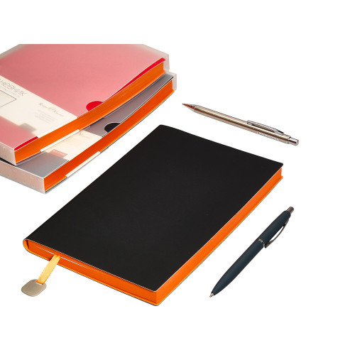 Ежедневник А5 недатированный Mercury, черный