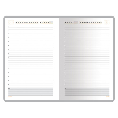 Ежедневник А5 недатированный Mercury, салатовый