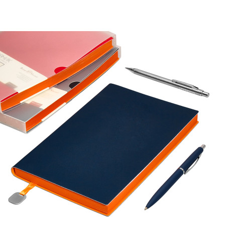 Ежедневник А5 недатированный Mercury, темно-синий Ежедневник А5 недатированный Mercury, темно-синий