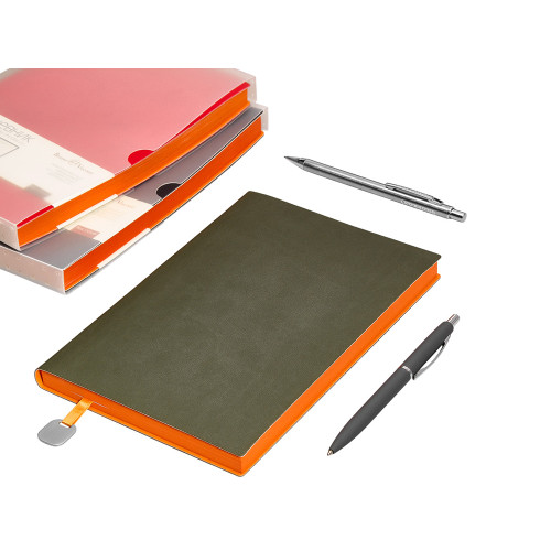 Ежедневник А5 недатированный Mercury, серый