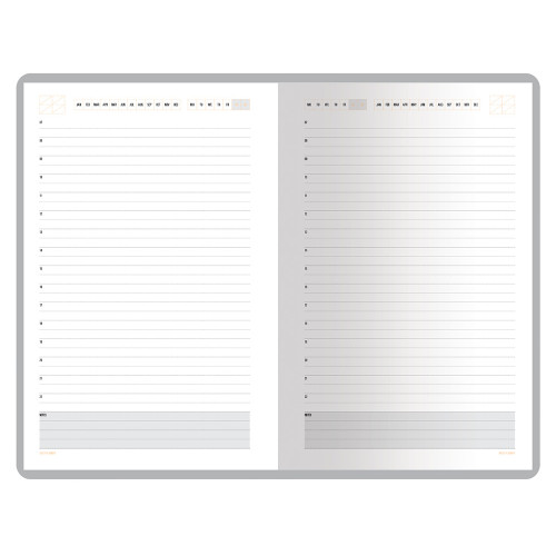 Ежедневник А5 недатированный Mercury, белый