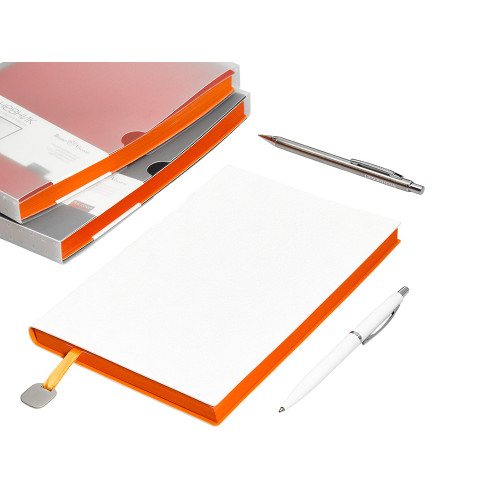 Ежедневник А5 недатированный Mercury, белый