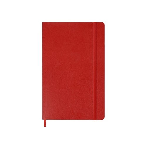 Записная книжка Moleskine Classic Soft (в линейку), Large (13х21см), красный