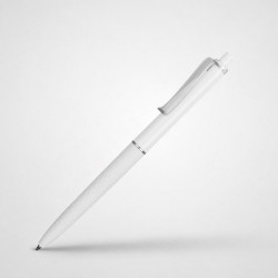 Ручка пластиковая soft-touch шариковая Plane, белый