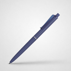 Ручка пластиковая soft-touch шариковая Plane, синий