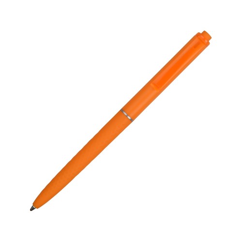 Ручка пластиковая soft-touch шариковая Plane, оранжевый