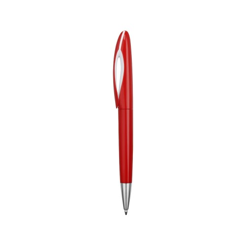 Ручка пластиковая шариковая Chink, красный/белый