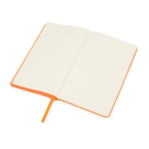 Блокнот Notepeno 130x205 мм с тонированными линованными страницами, оранжевый