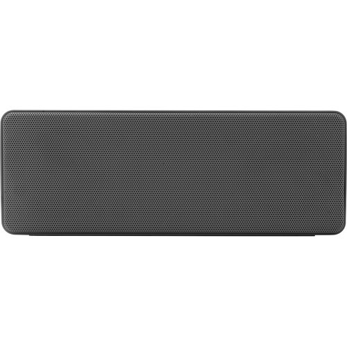 Портативная колонка Bar со стереодинамиками soft touch, серый
