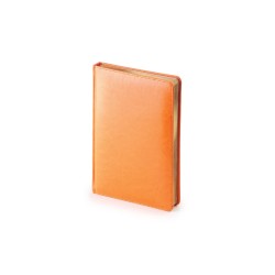 Ежедневник недатированный А5 Sidney Nebraska, оранжевый с золотым обрезом