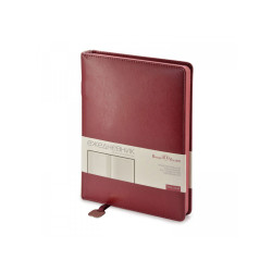 Ежедневник А5 недатированный Polo, бордовый