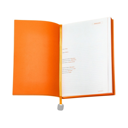 Ежедневник А5 недатированный Mercury, коричневый