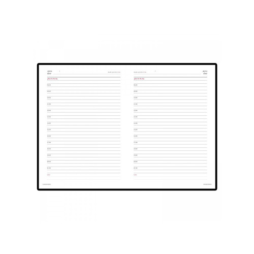 Ежедневник недатированный А6+ Sidney Nebraska, синий (золотой обрез)