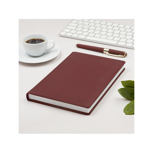 Ежедневник А5 датированный Velvet 2026, бордовый Ежедневник А5 датированный Velvet 2026, бордовый
