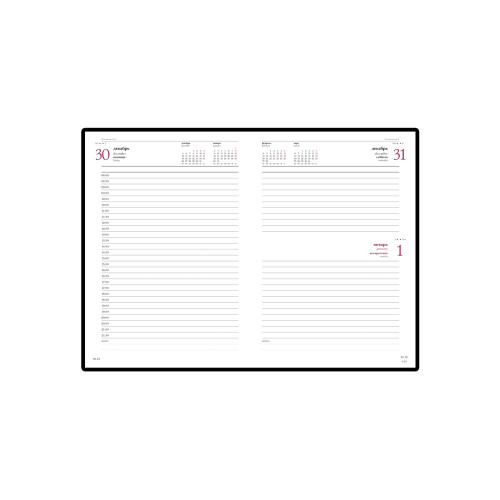 Ежедневник А5 датированный Velvet 2026, оранжевый