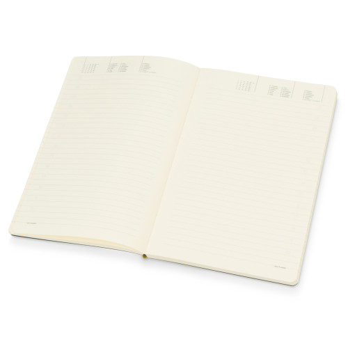 Ежедневник А5 недатированный Megapolis Velvet Flex, золотистый