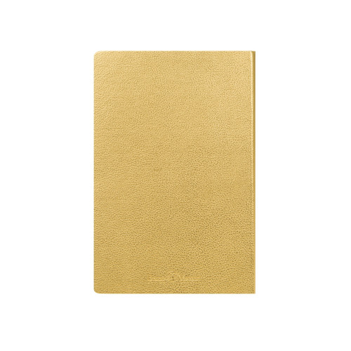 Ежедневник А5 недатированный Megapolis Velvet Flex, золотистый