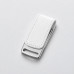 Флеш-карта USB 2.0 16 Gb с магнитным замком Vigo, белый/серебристый