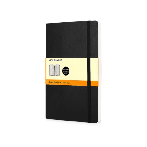 Подарочный набор Moleskine Amelie с блокнотом А5 Soft и ручкой, черный