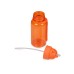 Бутылка для воды со складной соломинкой Kidz 500 мл, оранжевый