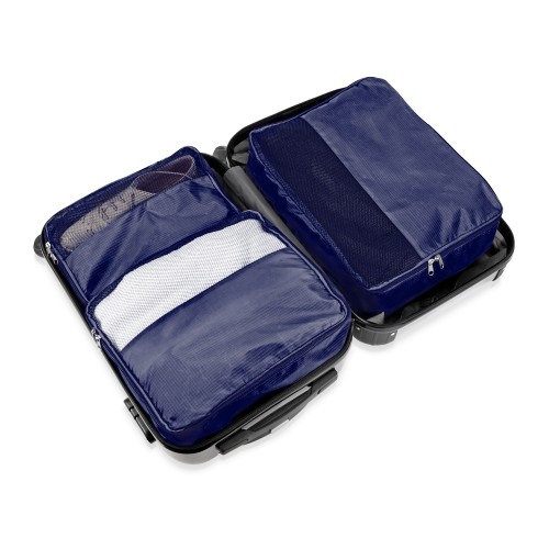 Комплект чехлов для путешествий Easy Traveller, темно-синий