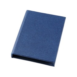 Небольшой комбинированный блокнот, синий