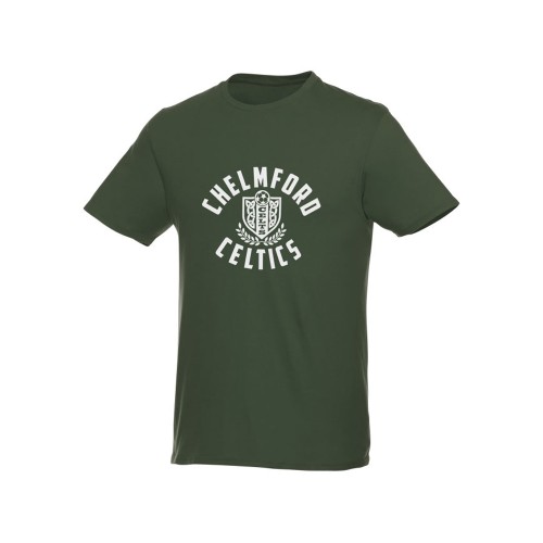 Мужская футболка Heros с коротким рукавом, зеленый армейский