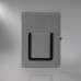 Блокнот Pocket 140*205 мм с карманом для телефона, серый