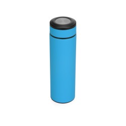 Термос Confident с покрытием soft-touch 420мл, голубой