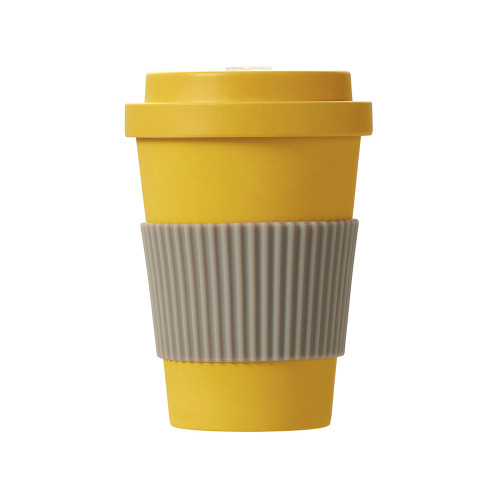 Термокружка Muffin из натуральных волокон, желтый