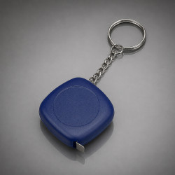 Брелок-рулетка 1м Block, синий