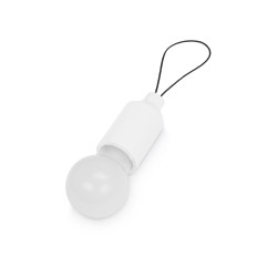 Брелок с мини-лампой Pinhole, белый