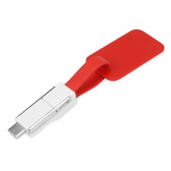 Зарядный кабель 3-в-1 Charge-it, красный