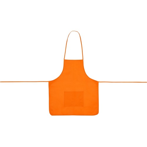 Фартук, оранжевый, плотность 80г/м2