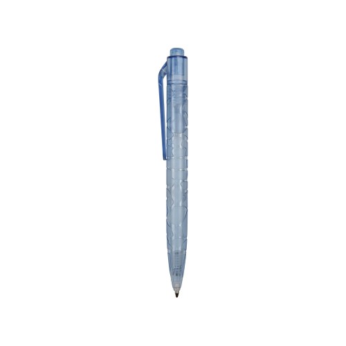 Ручка шариковая из переработаных PET бутылок, голубой