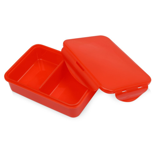 Герметичный ланч-бокс Foody с двумя секциями, 650мл, красный Герметичный ланч-бокс Foody с двумя секциями, 650мл, красный